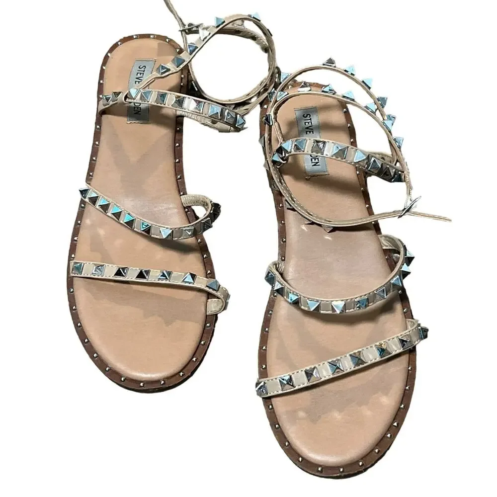 Steve Madden Studded Travel Sandal 10 - Picture 5 of 7